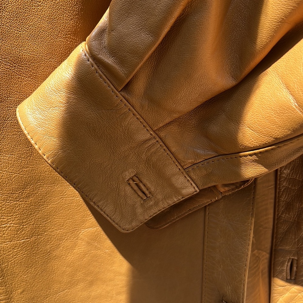Vintage Donald Pliner men’s glove leather Italian jacket Men’s size 52 - Picture 6 of 6